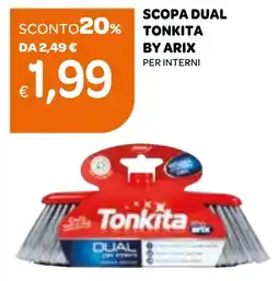 Ekom Scopa dual tonkita by arix per interni offerta