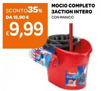 Ekom Mocio completo 3action intero con manico offerta