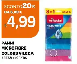 Ekom Panni microfibre colors VILEDA offerta