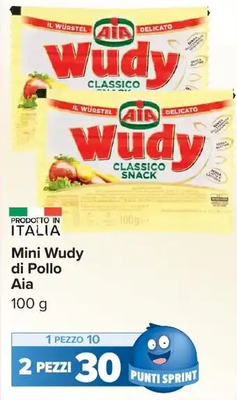 Carrefour Market Mini Wudy di Pollo Aia offerta