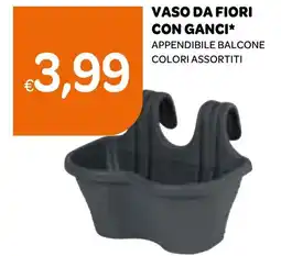 Ekom Vaso da fiori con ganci offerta