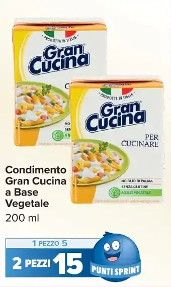 Carrefour Market Condimento Gran Cucina a Base Vegetale offerta