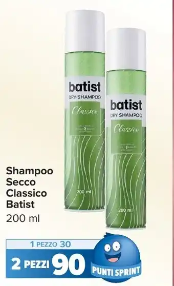 Carrefour Market Shampoo Secco Classico Batist offerta