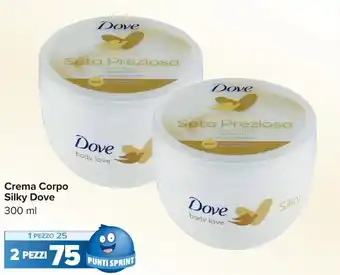 Carrefour Market Crema Corpo Silky Dove offerta