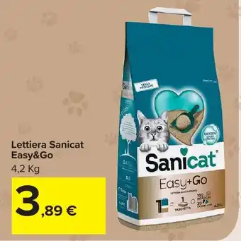 Carrefour Market Lettiera Sanicat Easy&Go offerta