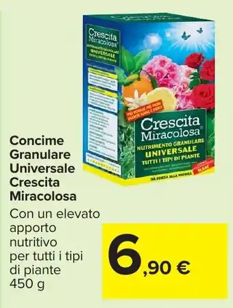 Carrefour Market Concime Granulare Universale Crescita Miracolosa offerta