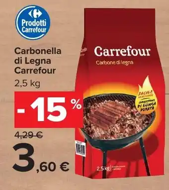 Carrefour Market Carbonella di Legna Carrefour offerta