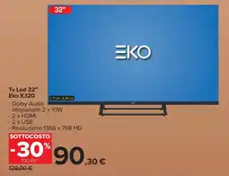 Carrefour Market Tv Led 32" Eko K320 offerta