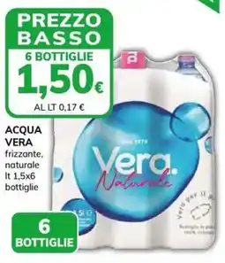 Basko ACQUA VERA frizzante, naturale offerta