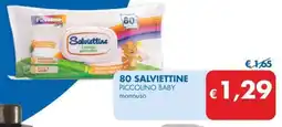 MD Discount 80 salviettine PICCOLINO BABY monouso offerta