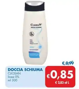 MD Discount Doccia schiuma CLIOSAN offerta