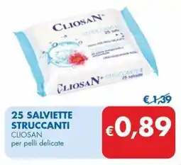 MD Discount 25 salviette struccanti CLIOSAN offerta