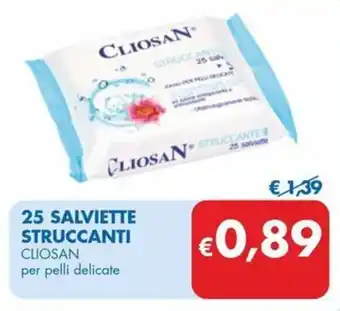 MD Discount 25 salviette struccanti CLIOSAN offerta