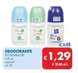 MD Discount Deodorante BOTANIKA/BE offerta