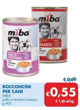 MD Discount Bocconcini per cani MIBA offerta