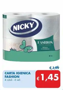 MD Discount Carta igienica fashion NICKY offerta