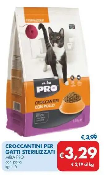 MD Discount Croccantini per gatti sterilizzati MIBA PRO offerta