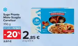 Carrefour Sugo Pronto Misto Scoglio Carrefour offerta