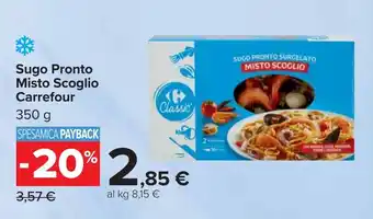 Carrefour Sugo Pronto Misto Scoglio Carrefour offerta