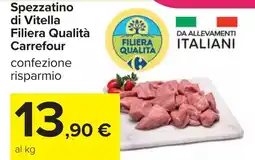 Carrefour Spezzatino di Vitella Filiera Qualità Carrefour offerta