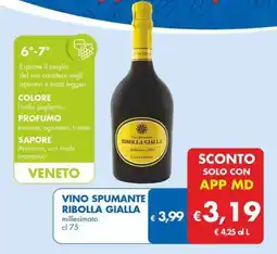 MD Discount Vino spumante RIBOLLA GIALLA offerta