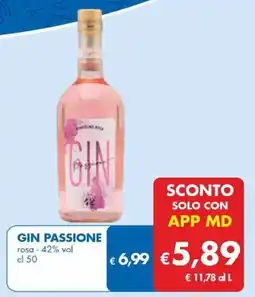 MD Discount Gin passione offerta