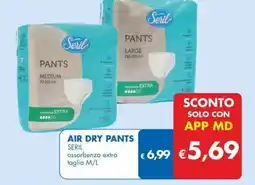 MD Discount Air dry pants SERIL offerta