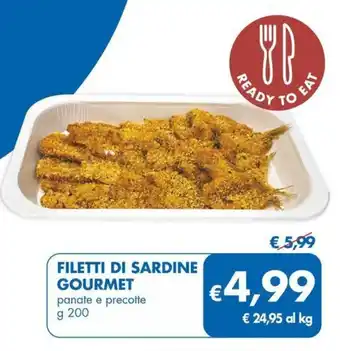 MD Discount Filetti di sardine GOURMET offerta