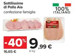 Carrefour Sottilissime di Pollo Aia offerta