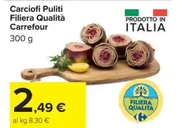 Carrefour Carciofi Puliti Filiera Qualità Carrefour offerta