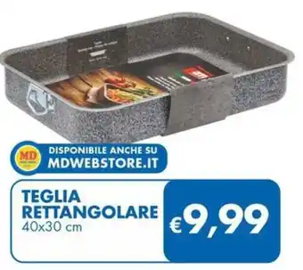 MD Discount Teglia rettangolare offerta