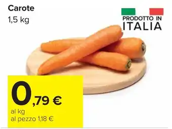 Carrefour Carote offerta