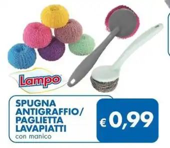 MD Discount Lampo spugna antigraffio/ paglietta lavapiatti offerta