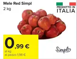 Carrefour Mele Red Simpl offerta