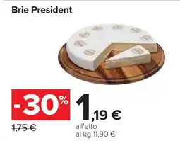 Carrefour Brie President offerta