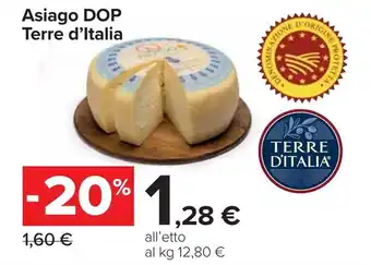 Carrefour Asiago DOP Terre d'Italia offerta