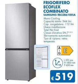 MD Discount Frigorifero ecoflex combinato SAMSUNG RB33B610ESA offerta