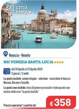 MD Discount Nh venezia santa lucia offerta