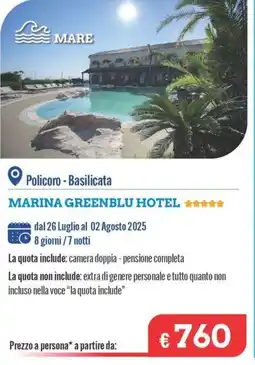 MD Discount Marina greenblu hotel offerta