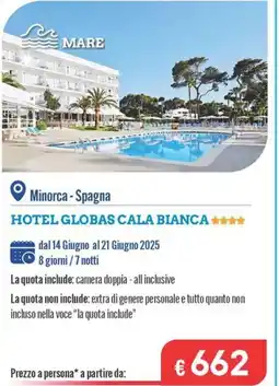 MD Discount Hotel globas cala bianca offerta