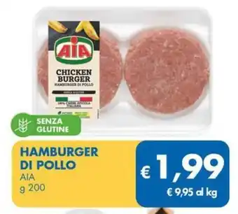 MD Discount Hamburger di pollo AIA offerta