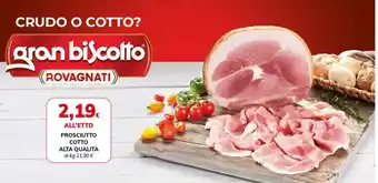 Basko Prosciutto cotto alta qualità ROVAGNATI offerta