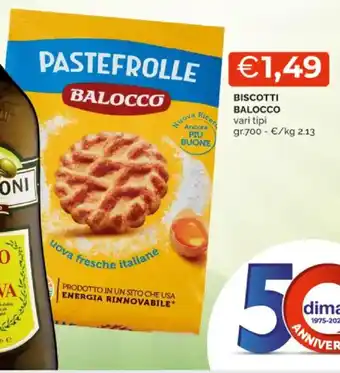 Mercatò Biscotti balocco vari tipi offerta