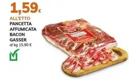 Basko All'etto pancetta affumicata bacon GASSER offerta