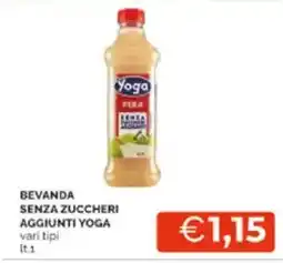 Mercatò Bevanda senza zuccheri aggiunti yoga offerta