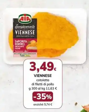 Basko VIENNESE cotoletta di filetti di pollo AIA offerta