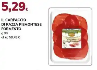 Basko Il carpaccio di razza piemontese FORMENTO offerta