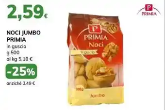 Basko Noci jumbo PRIMIA offerta