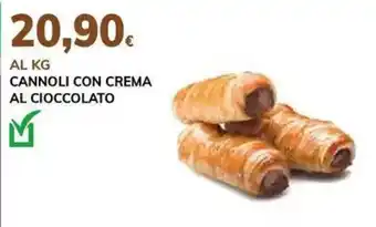 Basko Cannoli con crema al cioccolato offerta