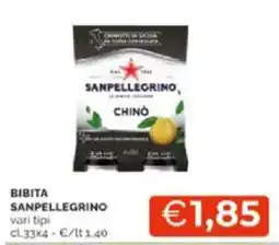 Mercatò Bibita sanpellegrino vari tipi offerta